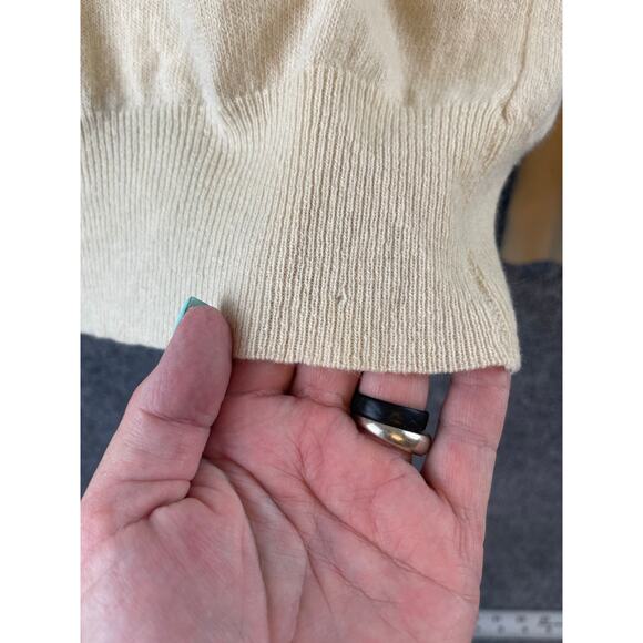 United Colors of Benetton Sweater Women’s 46 US 16 Yoke color turtleneck Italy - Picture 9 of 16